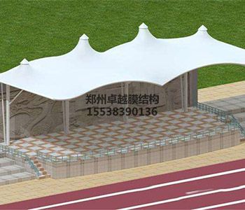 西安膜結(jié)構(gòu)看臺【西安市藝術(shù)學校等】設計施工案例