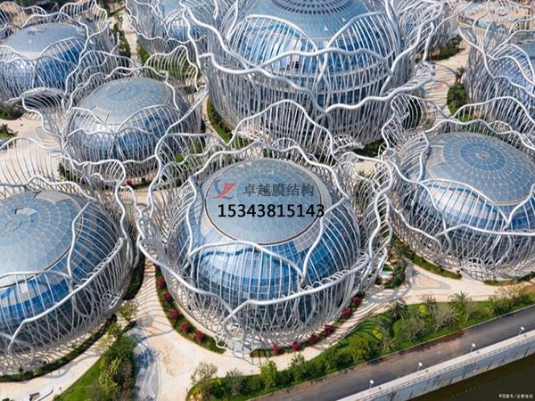 ETFE膜結(jié)構(gòu)項(xiàng)目【海南海口?；◢u會議中心】正在施工中